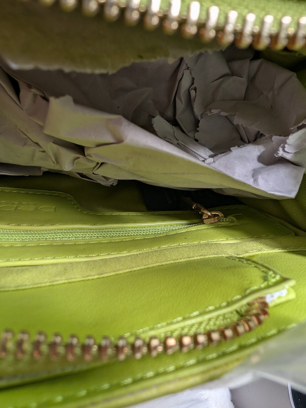 H-134 bebe Tilda Quilted Satchel Handbag – Seagrass Green NWT - Picture 7 of 9